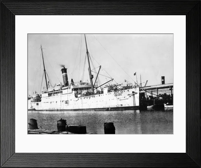 Framed Print : U.S. Army transport BUFORD, the 'Soviet Ark, ' used to deport aliens to Russia, Dec. 21, 1919