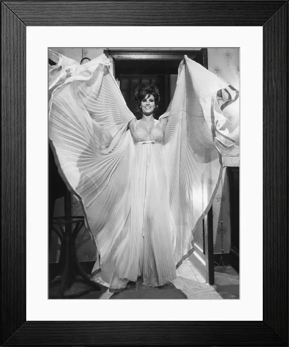 Framed Print : THE BIGGEST BUNDLE OF THEM ALL, Raquel Welch, 1968