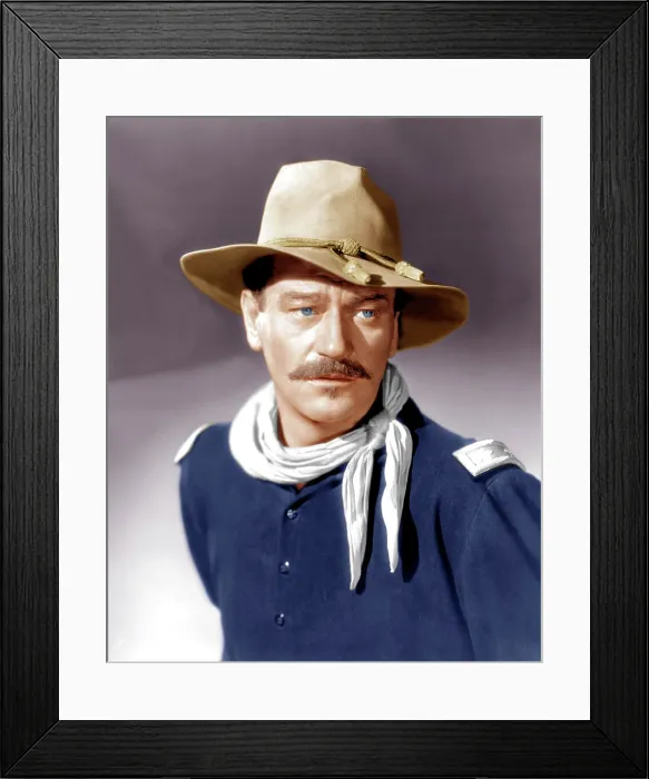 Framed Print : SHE WORE A YELLOW RIBBON, John Wayne, 1949