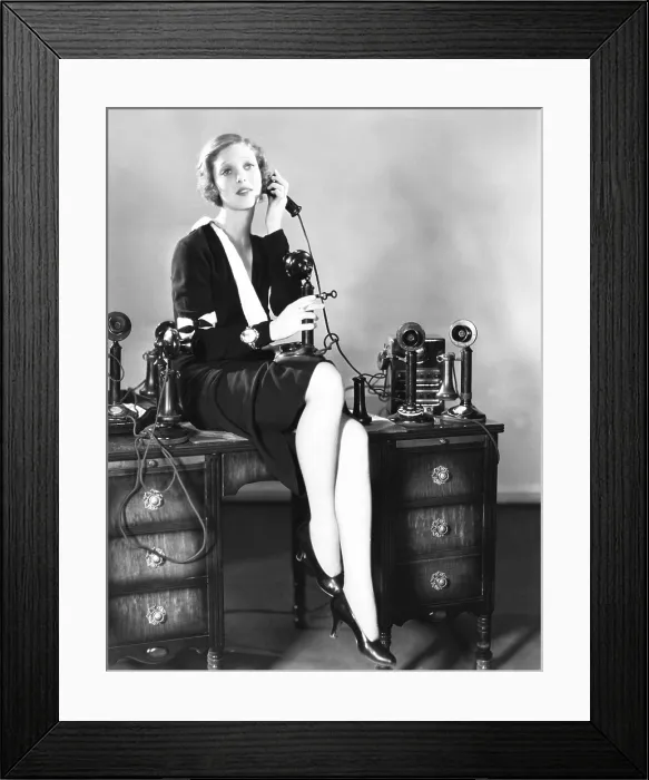 Framed Print : BIG BUSINESS GIRL, Loretta Young, 1931