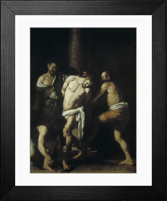 Framed Print : CARAVAGGIO, Michelangelo Merisi da (1573-1610). The Flagellation of Christ. 1607. Baroque art. Oil on canvas. ITALY. Naples. National Museum of Capodimonte. Proc: ITALY. Naples Framed Print : CARAVAGGIO, Michelangelo Merisi da (1573-1610). The Flagellation of Christ. 1607. Baroque art. Oil on canvas. ITALY. Naples. National Museum of Capodimonte. Proc: ITALY. Naples