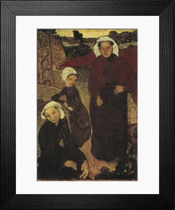 Framed Print : DENIS, Maurice (1870-1943). Breton women. 1890. Symbolism. Les Nabis. Oil on canvas. FRANCE. Paris. Musee d'Orsay (Orsay Museum) Framed Print : DENIS, Maurice (1870-1943). Breton women. 1890. Symbolism. Les Nabis. Oil on canvas. FRANCE. Paris. Musee d'Orsay (Orsay Museum)