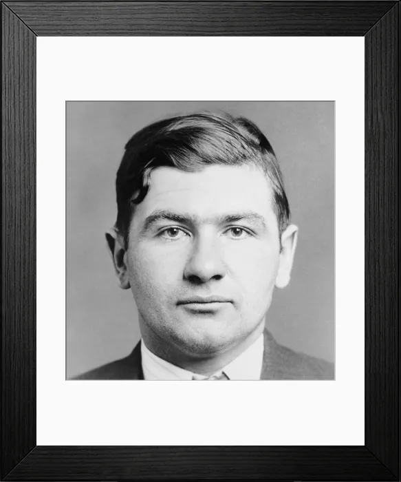 Framed Print : Edward Fats McCarthy, a gangster associate of Dutch Schultz, was probably one of the assassins of Mad Dog Coll