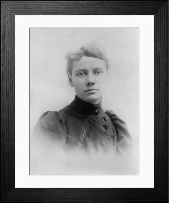 Framed Print : Nellie Bly. Elizabeth Cochrane 'Nellie Bly', 1890 Framed Print : Nellie Bly. Elizabeth Cochrane 'Nellie Bly', 1890