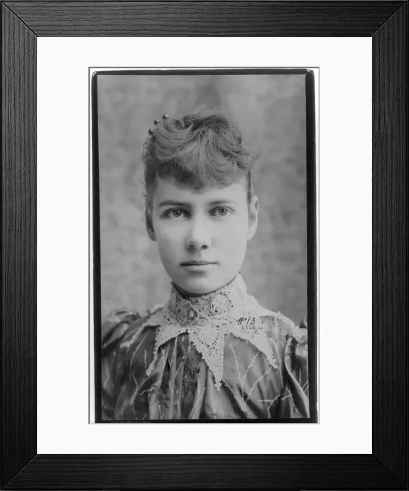 Framed Print : Nellie Bly. Elizabeth Cochrane 'Nellie Bly', 1890