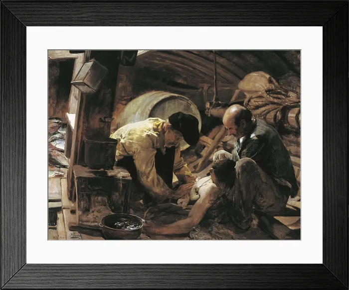 Framed Print : SOROLLA, Joaqun (1863-1923). They Still Say That Fish Is Expensive!. 1894. Costumbrism. Oil on canvas. SPAIN. Madrid. Prado Museum. AISA / Everett Collection**US SALES ONLY**