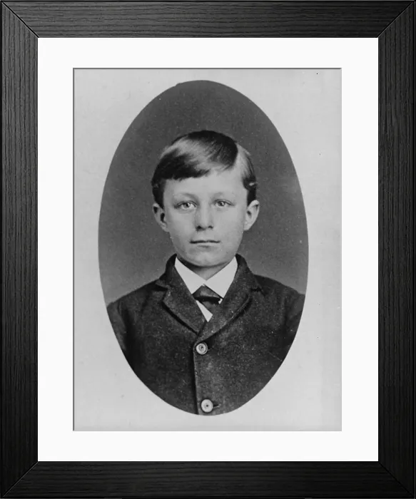 Framed Print : Wilbur Wright, ca. 1877