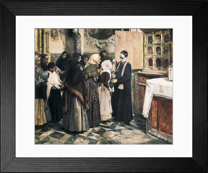 Framed Print : SOROLLA, Joaqun (1863-1923). The Relic. 1893. Impressionism. Oil on canvas. SPAIN. Bilbao. Bilbao Fine Arts Museum. AISA / Everett Collection**US SALES ONLY** Framed Print : SOROLLA, Joaqun (1863-1923). The Relic. 1893. Impressionism. Oil on canvas. SPAIN. Bilbao. Bilbao Fine Arts Museum. AISA / Everett Collection**US SALES ONLY**