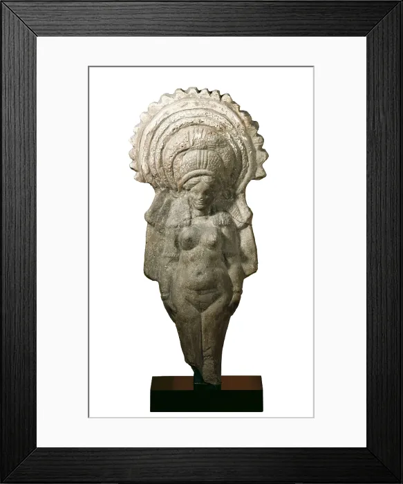 Framed Print : Little Statue of Aphrodite. 3rd BC. Greek art. Sculpture. SPAIN. Monistrol de Montserrat. Monastery of Montserrat. AISA / Everett Collection**US SALES ONLY**
