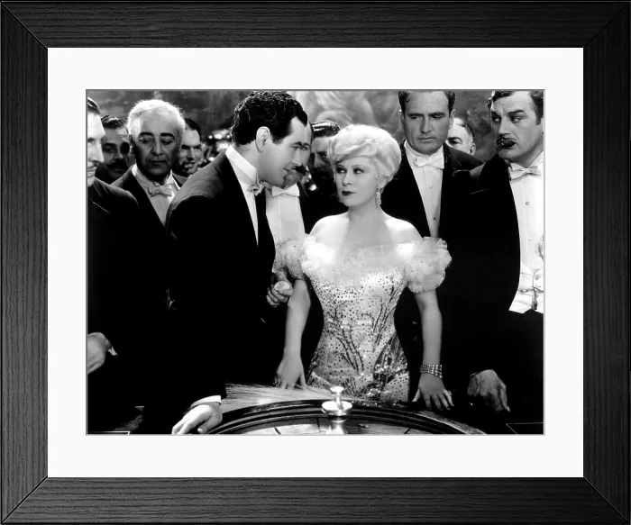 Framed Print : BELLE OF THE NINETIES, Johnny Mack Brown (left), Mae West, 1934