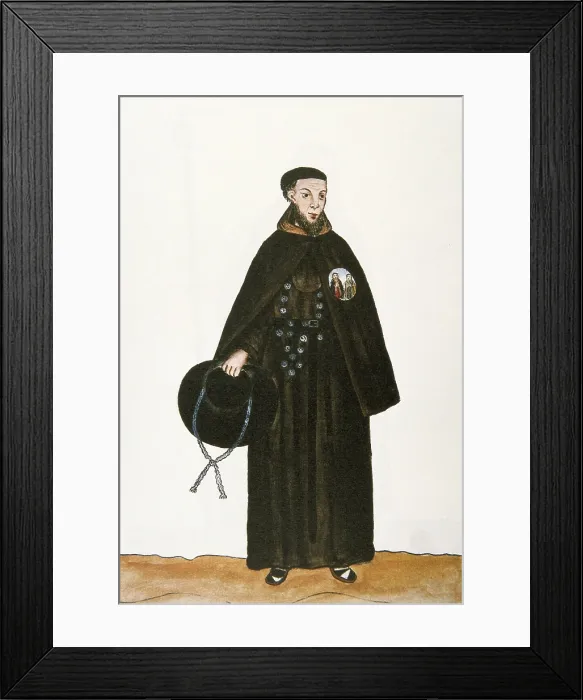 Framed Print : Trujillo del Per (end 18th c.): drawings and watercolours made by order of the bishop D. Baltasar Jaime Martnez Compan. Franciscan. SPAIN. Madrid. Palacio Real Library Framed Print : Trujillo del Per (end 18th c.): drawings and watercolours made by order of the bishop D. Baltasar Jaime Martnez Compan. Franciscan. SPAIN. Madrid. Palacio Real Library