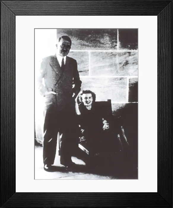 Framed Print : Adolf Hitler and Eva Braun. AISA / Everett Collection**US SALES ONLY**
