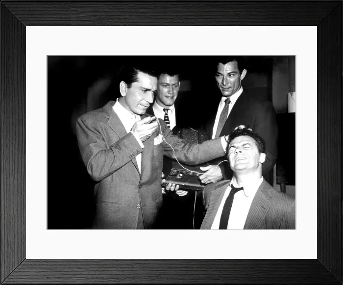 Framed Print : THE BIG COMBO, Richard Conte, Earl Holliman, Lee Van Cleef, Cornel Wilde, 1955 Framed Print : THE BIG COMBO, Richard Conte, Earl Holliman, Lee Van Cleef, Cornel Wilde, 1955