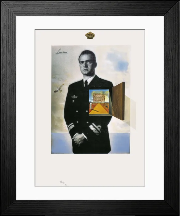 Framed Print : DALI, Salvador (1904-1989). The Wonderful Prince. 1979. Photomontage and oil. Surrealism. SPAIN. Madrid. Zarzuela Palace. AISA / Everett Collection - Image has fine art copyright