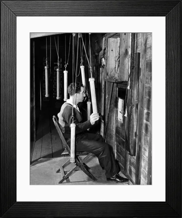 Framed Print : Man manipulating gadgets behind the scoreboard for the World Series, Yankee Stadium, New York City, October 4, 1939.. Courtesy: CSU Archives / Everett Collection Framed Print : Man manipulating gadgets behind the scoreboard for the World Series, Yankee Stadium, New York City, October 4, 1939.. Courtesy: CSU Archives / Everett Collection