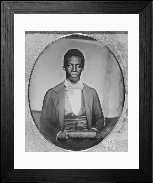 Framed Print : Edward Wilmot Blyden, (1832-1912), moved to Liberia in 1850 and is known as the Father of Pan-Africanism and as an advocate of Islam for Africans