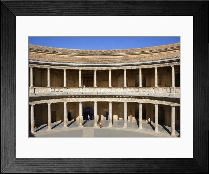 Framed Print : MACHUCA, Pedro (15th century-1550); MACHUCA, Pedro (15th century-1550). Palace of Charles V. SPAIN. Granada. Alhambra. Palace of Charles V. Renaissance art. Architecture Framed Print : MACHUCA, Pedro (15th century-1550); MACHUCA, Pedro (15th century-1550). Palace of Charles V. SPAIN. Granada. Alhambra. Palace of Charles V. Renaissance art. Architecture