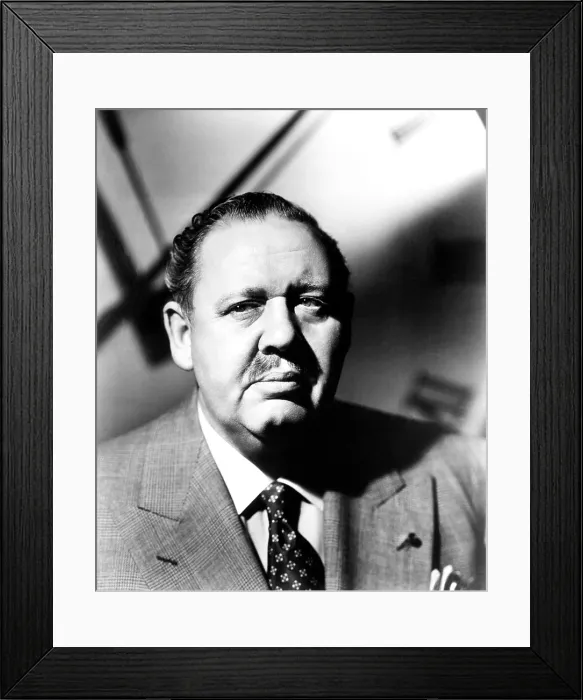Framed Print : THE BIG CLOCK, Charles Laughton, 1948 Framed Print : THE BIG CLOCK, Charles Laughton, 1948
