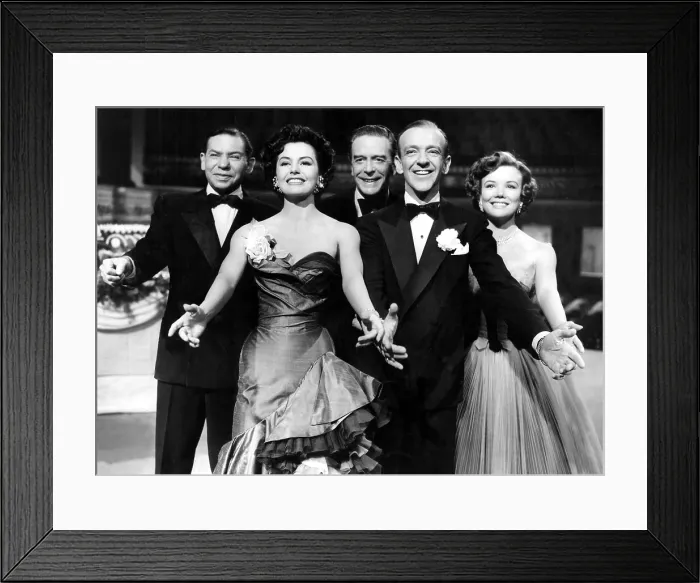 Framed Print : THE BAND WAGON, Oscar Levant, Cyd Charisse, Jack Buchanan, Fred Astaire, Nanette Fabray, 1953 Framed Print : THE BAND WAGON, Oscar Levant, Cyd Charisse, Jack Buchanan, Fred Astaire, Nanette Fabray, 1953