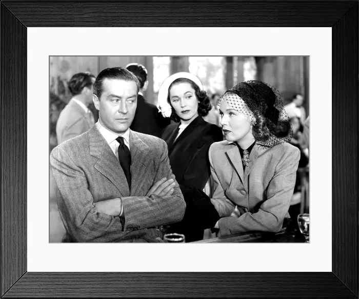Framed Print : THE BIG CLOCK, Ray Milland, Maureen O'Sullivan, Rita Johnson, 1948