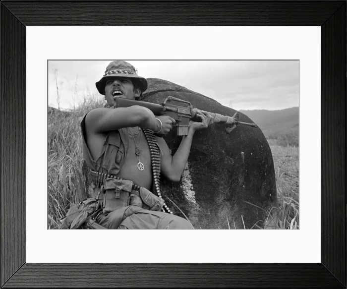 Framed Print : Vietnam War, Vietnam, Specialist Framed Print : Vietnam War, Vietnam, Specialist