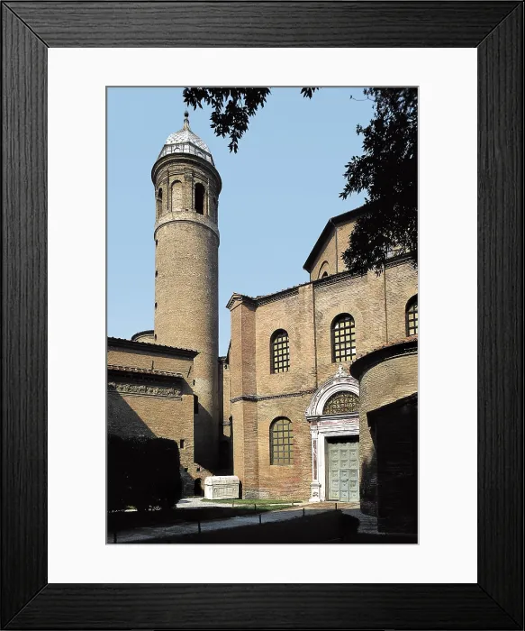 Framed Print : Church of San Vitale. ca. 547- 548. ITALY. EMILIA-ROMAGNA. Ravenna. San Vitale. Early Byzantine art. AISA / Everett Collection**US SALES ONLY**