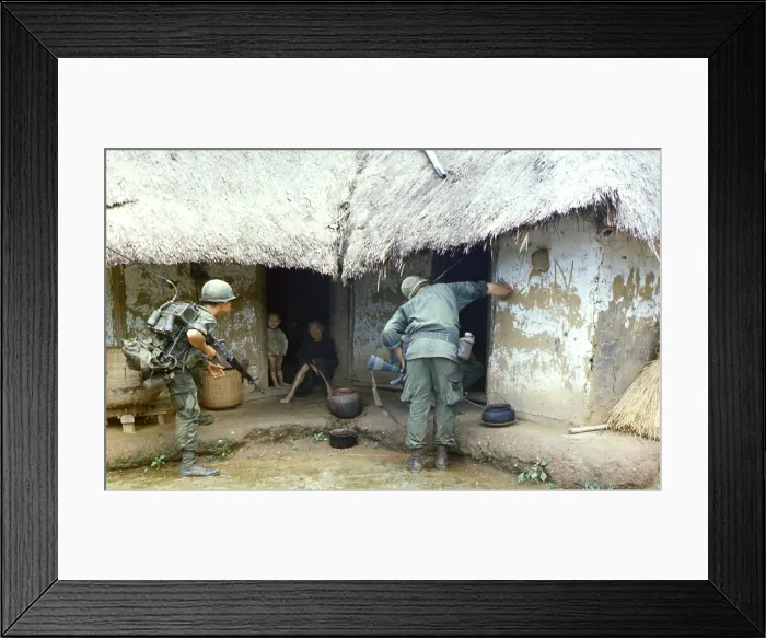 Framed Print : Vietnam War, As the second phase of operation Thayer Framed Print : Vietnam War, As the second phase of operation Thayer