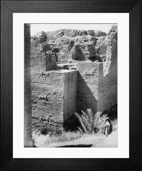 Framed Print : Babylon, The Ishtar Gate, Iraq, circa 1932 Framed Print : Babylon, The Ishtar Gate, Iraq, circa 1932