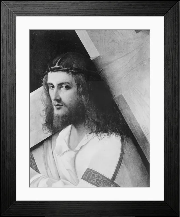 Framed Print : Jesus Christ, photogravure, circa 1907