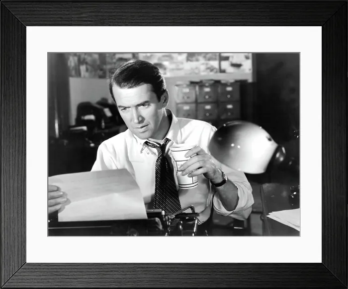 Framed Print : CALL NORTHSIDE 777, James Stewart, 1948. TM and Copyright 20th Century Fox Film Corp. All rights reserved