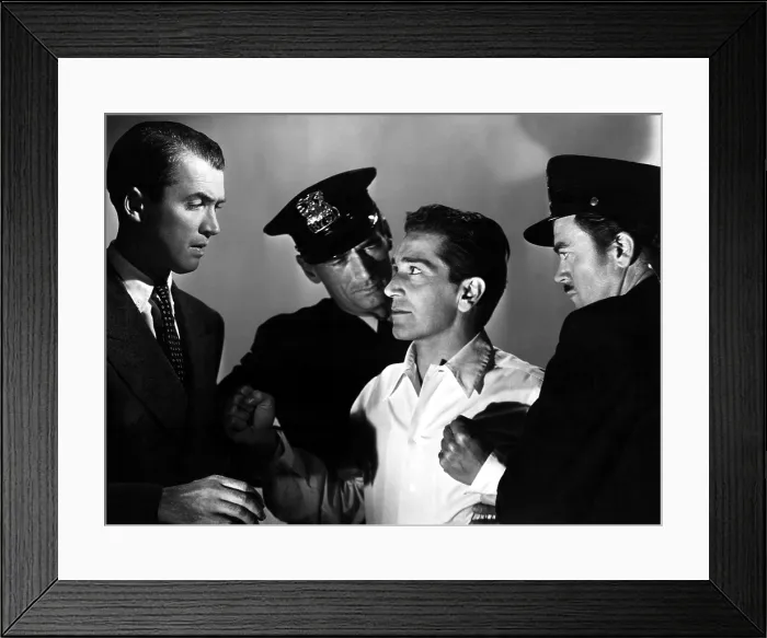 Framed Print : CALL NORTHSIDE 777, James Stewart, Richard Conte, 1948. TM and Copyright 20th Century Fox Film Corp. All rights reserved. Courtesy: Everett Collection