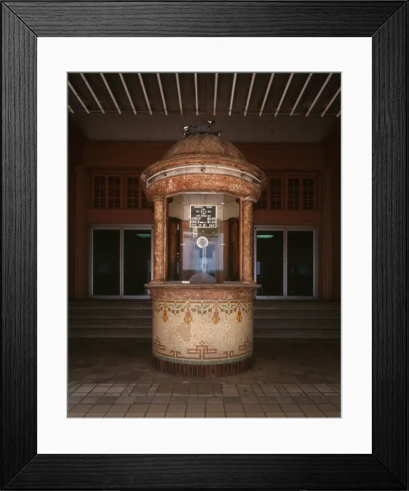 Framed Print : Movie Theaters, The Paramount Theatre, originally built in 1920, 215 Riverside Mall, Baton Rouge, Louisiana, circa 1970s