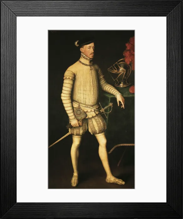 Framed Print : MOROAntoon van Dashorstcalled Antonio (1519-1576). Portrait of Emperor Maximilian II. 1550. Flemish art. Oil on canvas. SPAIN. Madrid. Prado Museum Framed Print : MOROAntoon van Dashorstcalled Antonio (1519-1576). Portrait of Emperor Maximilian II. 1550. Flemish art. Oil on canvas. SPAIN. Madrid. Prado Museum