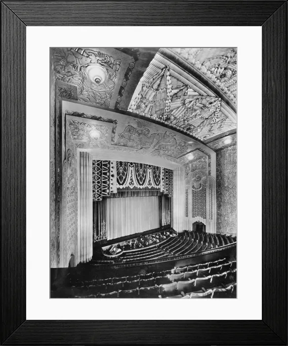 Framed Print : Movie Theaters, The Paramount Theatre, interior, 2025 Broadway, Oakland, California, circa 1932