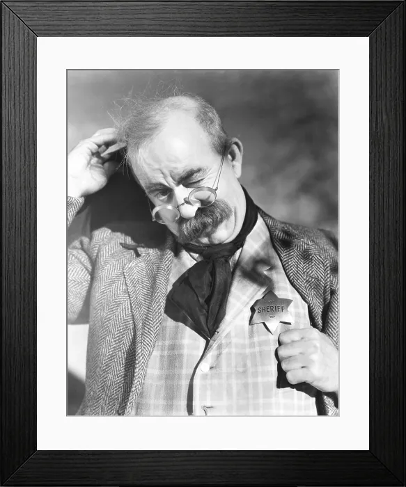Framed Print : CALL OF THE PRAIRIE, Chester Conklin, 1936