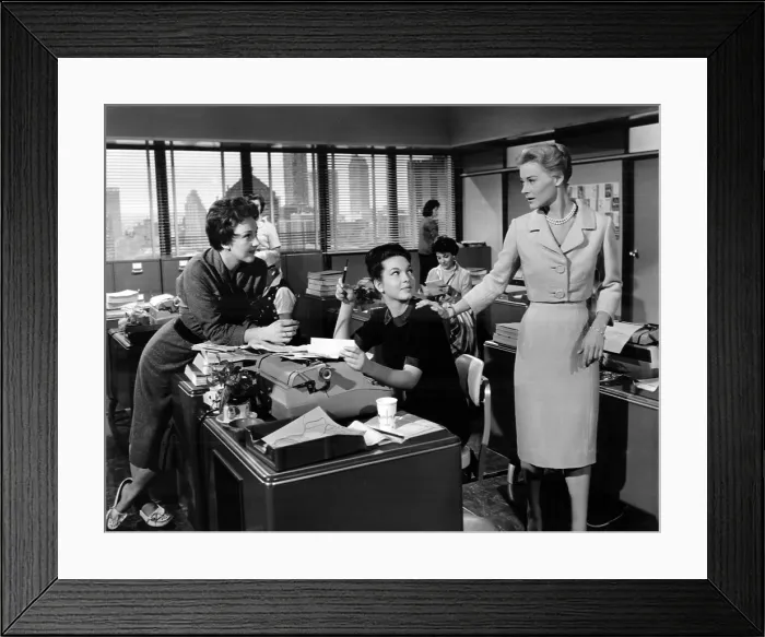 Framed Print : THE BEST OF EVERYTHING, Hope Lange (r), 1959. TM and Copyright 20th Century Fox Film Corp. All rights reserved. Courtesy: Everett Collection