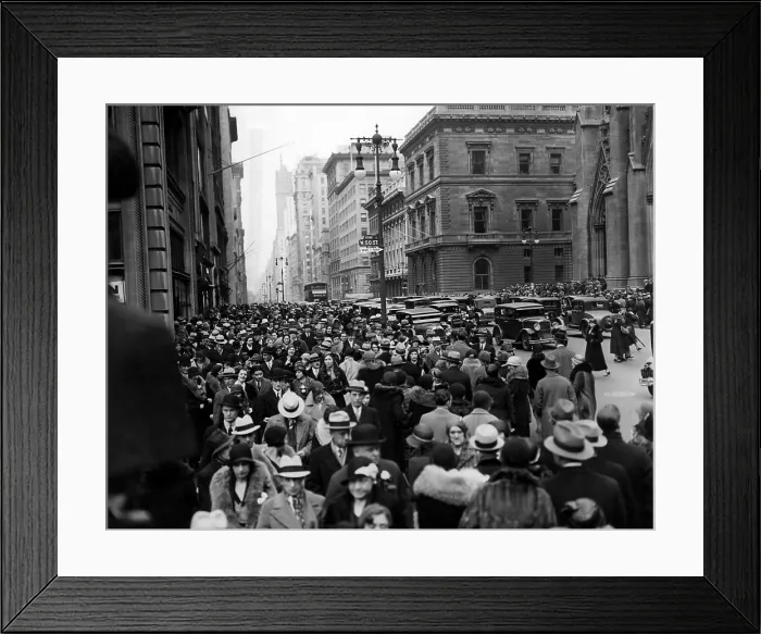 Framed Print : Easter Sunday on Fifth Avenue, New York City, March 26, 1932. Courtesy: CSU Archives / Everett Collection