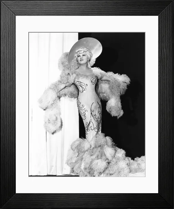 Framed Print : BELLE OF THE NINETIES, Mae West, in a gown by Travis Banton, 1934