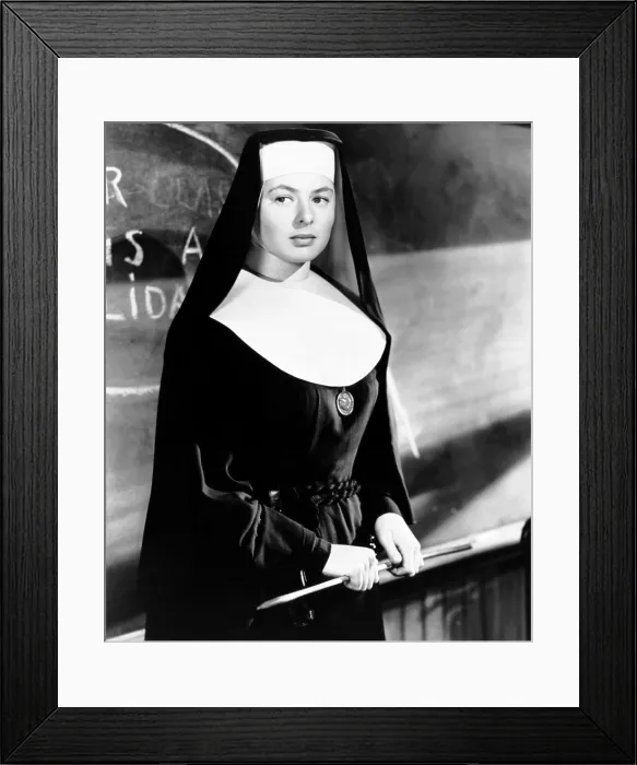 Framed Print : THE BELLS OF ST. MARY'S, Ingrid Bergman, 1945