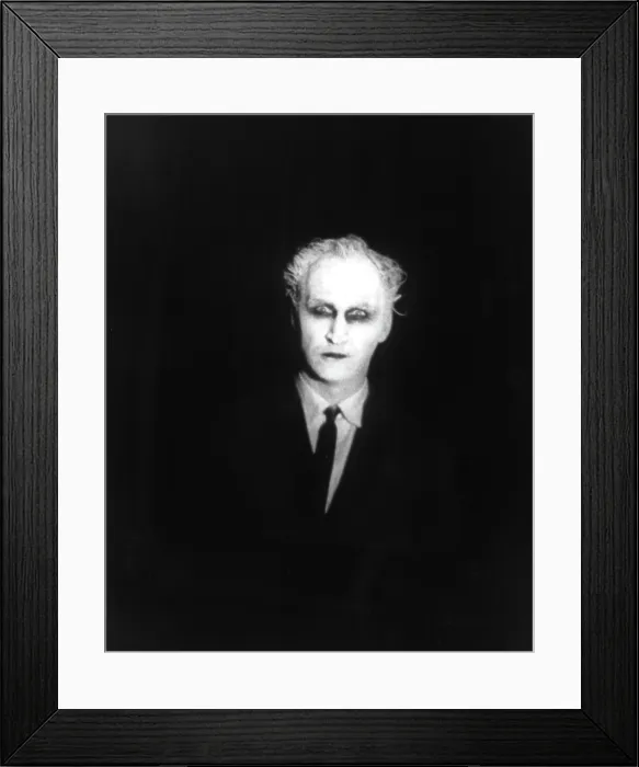 Framed Print : CARNIVAL OF SOULS, Director Herk Harvey as a zombie, 1962 Framed Print : CARNIVAL OF SOULS, Director Herk Harvey as a zombie, 1962