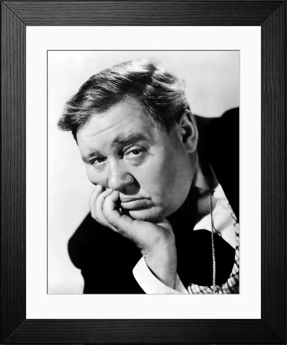 Framed Print : BECAUSE OF HIM, Charles Laughton, 1946 Framed Print : BECAUSE OF HIM, Charles Laughton, 1946