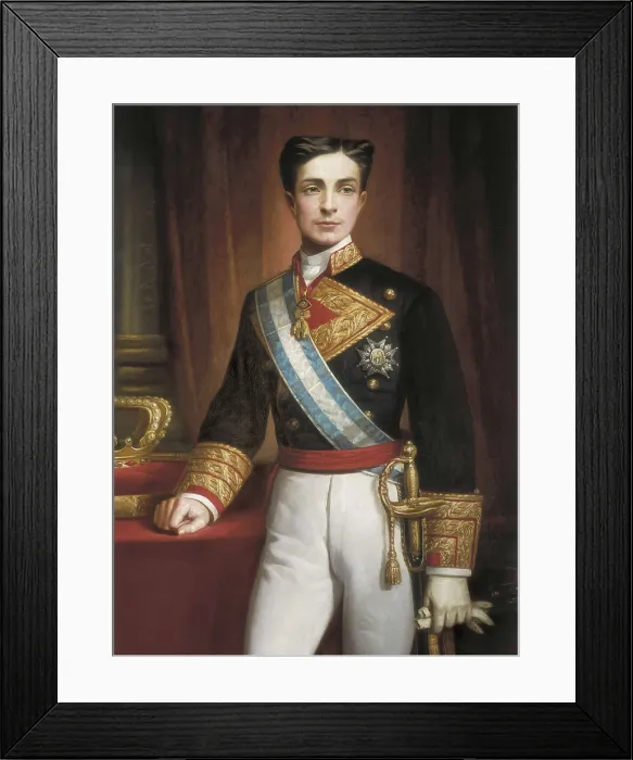 Framed Print : BALACA y CANSECO, Eduardo (1840-1914). Alfonso XII. 1877. Oil on canvas. SPAIN. Madrid. Real Casa de la Aduana. AISA / Everett Collection**US SALES ONLY**