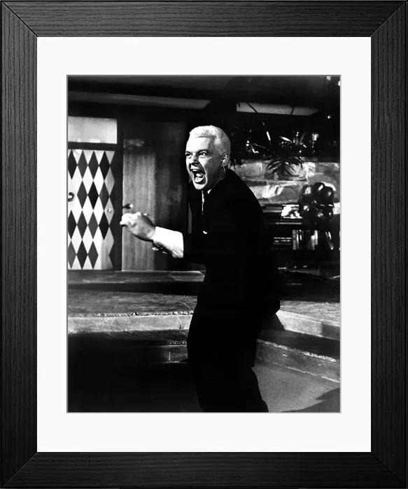 Framed Print : THE BIG KNIFE, Rod Steiger, 1955