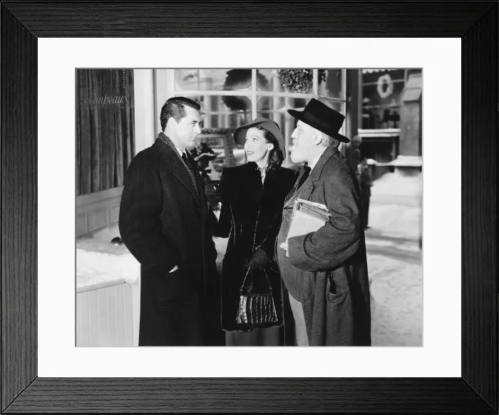 Framed Print : THE BISHOP'S WIFE, from left: Cary Grant, Loretta Young, Monty Woolley, 1947