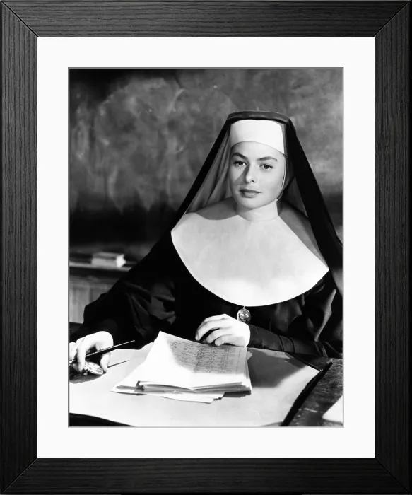 Framed Print : THE BELLS OF ST. MARY'S, Ingrid Bergman, 1945