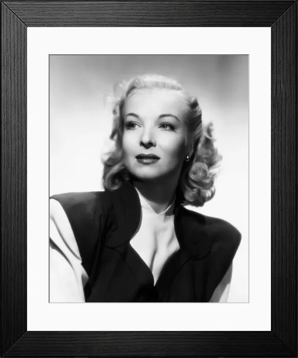 Framed Print : BIG TOWN, Hillary Brooke, 1947