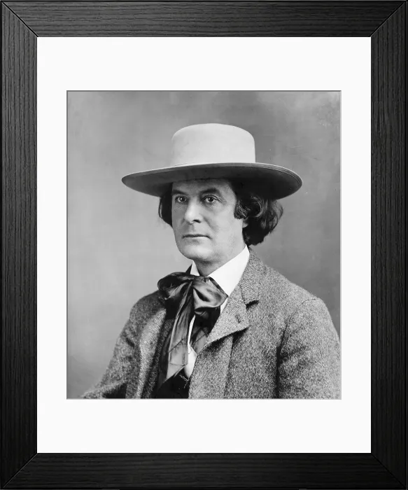 Framed Print : Elbert Hubbard (1856-1915), American writer and publisher, 1904