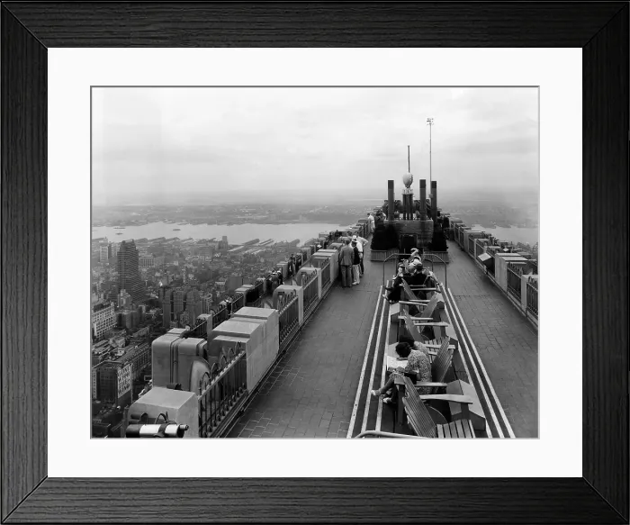 Framed Print : View from the 70 story RCA building in Rockefeller Center, New York City, circa 1946. Courtesy: CSU Archives / Everett Collection Framed Print : View from the 70 story RCA building in Rockefeller Center, New York City, circa 1946. Courtesy: CSU Archives / Everett Collection