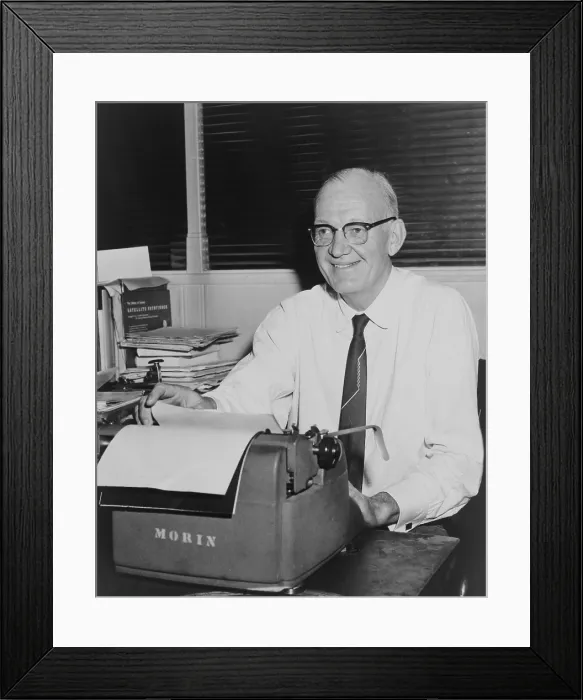 Framed Print : Relman Morin (1907-1973), Associated Press reporter won two Pulitzer Prizes: 1951 for Korean War coverage; 1958 for Little Rock school crisis. 1958 Framed Print : Relman Morin (1907-1973), Associated Press reporter won two Pulitzer Prizes: 1951 for Korean War coverage; 1958 for Little Rock school crisis. 1958