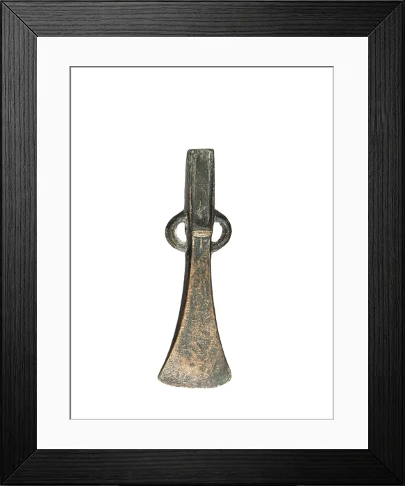 Framed Print : War ax of the Second Iron Age. Iron Age. SPAIN. Madrid. National Museum of Archaeology. AISA / Everett Collection**US SALES ONLY**